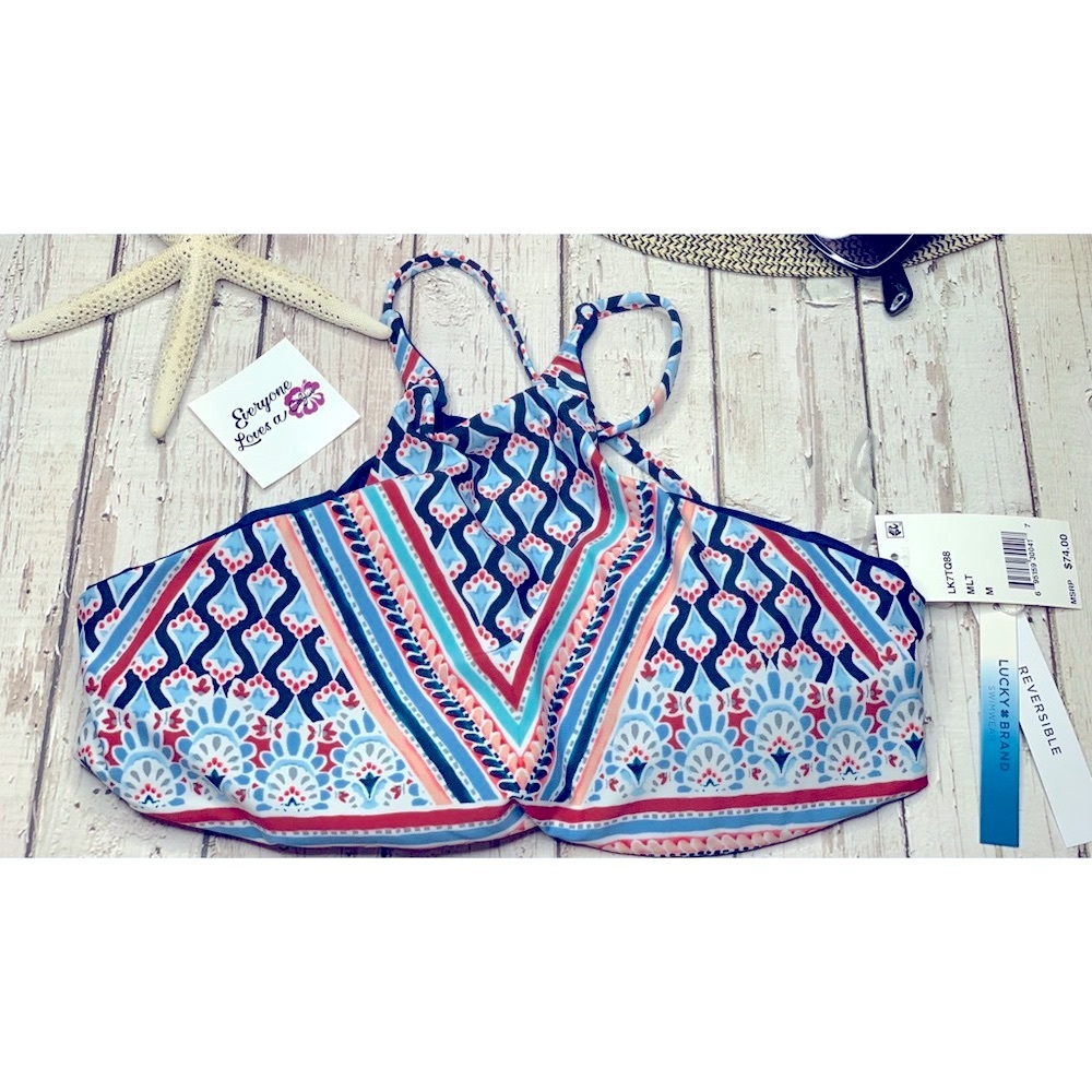 Women's Lucky Venice Vibe Bikini Top, Medium, NWT, size Medium